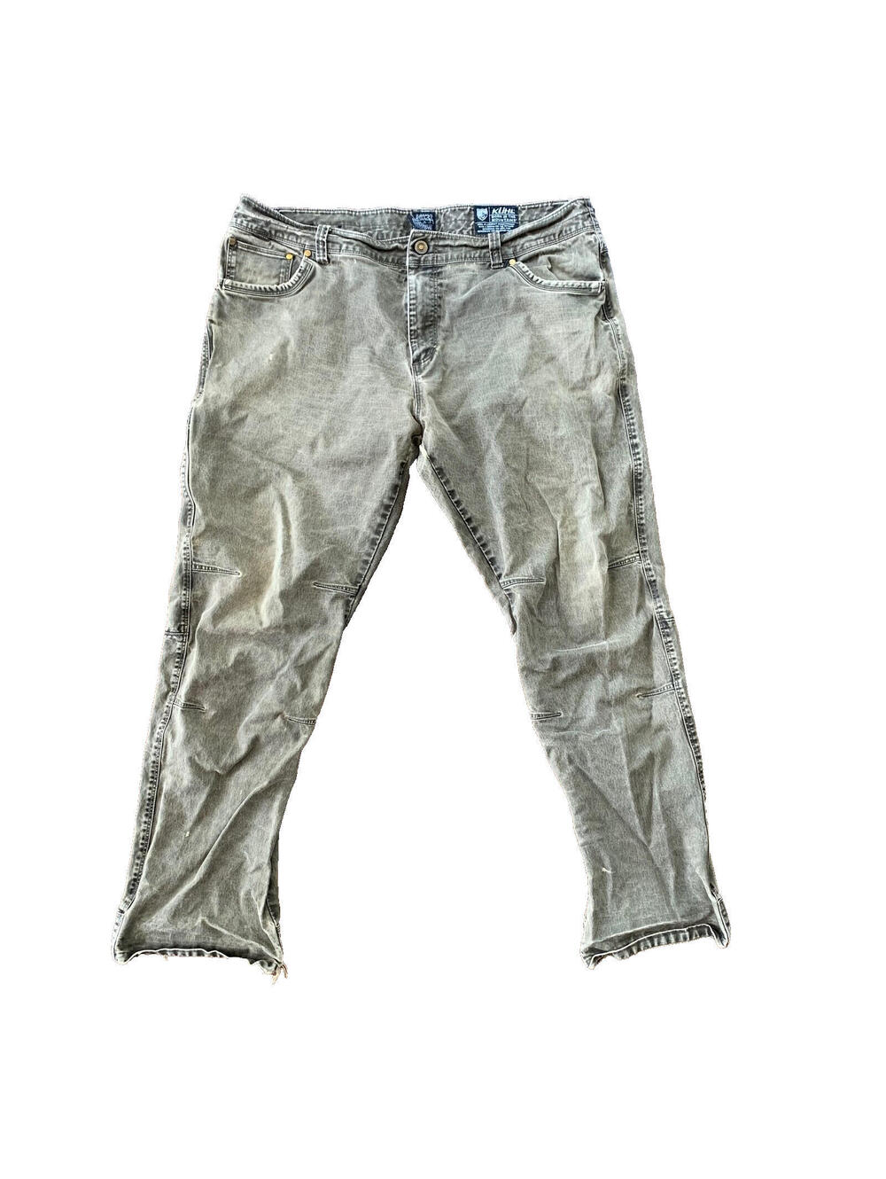 KUHL Rydr Canvas 5-Pocket Outdoor Hiking Pants Men’s Size 40X32 Brown Distressed